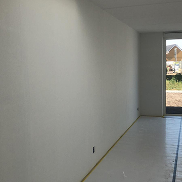 appartement voorzien van renovliesbehang